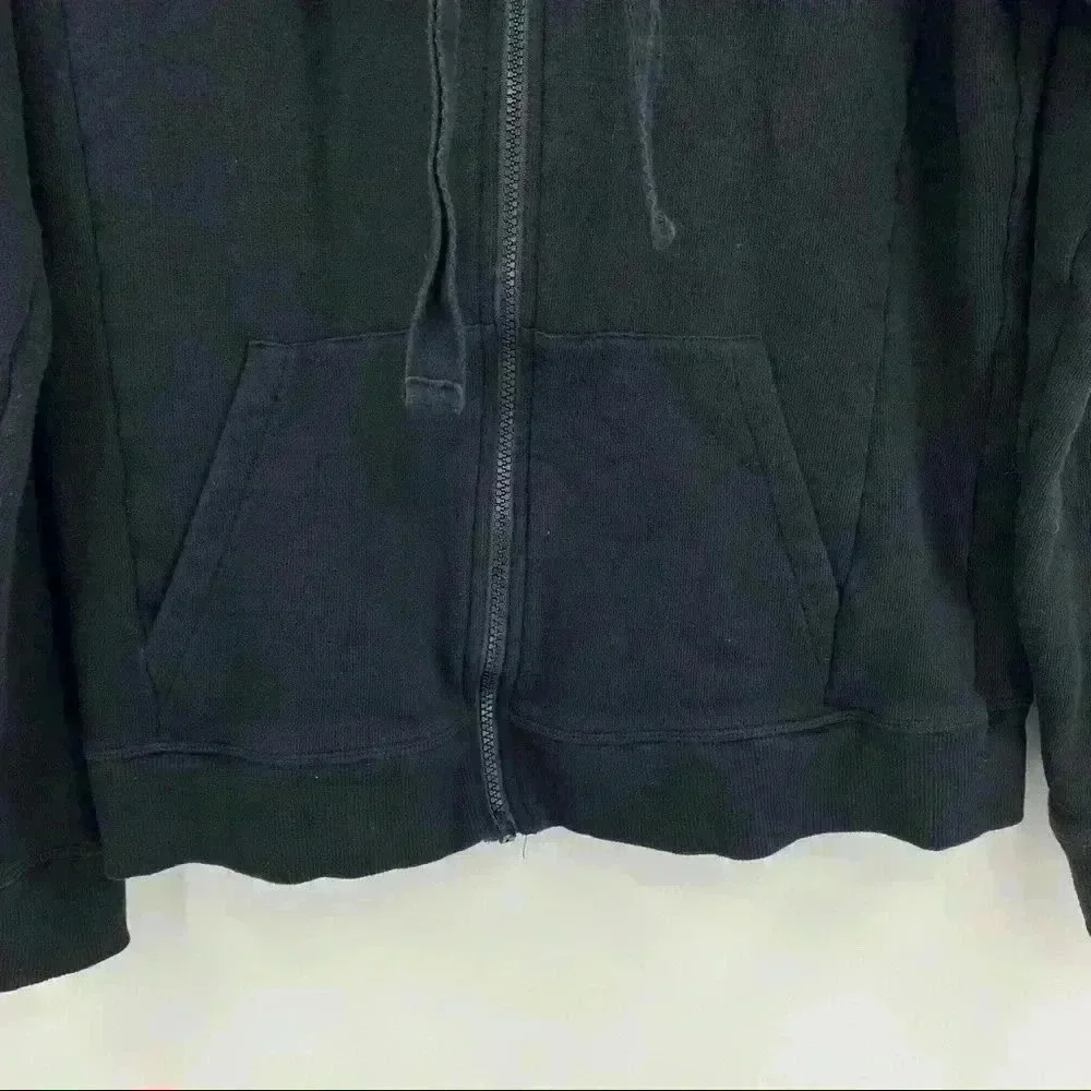 Z by Zella Full Effect Women's Black‎ Zip Activewear Casual Sweater Size L